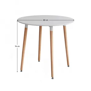 Jedálenský stôl ELCAN NEW Tempo Kondela 60 cm