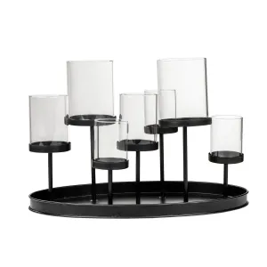 Haushalt international Svícen na sedm svíček, 34,5 x 20 x 23 cm
