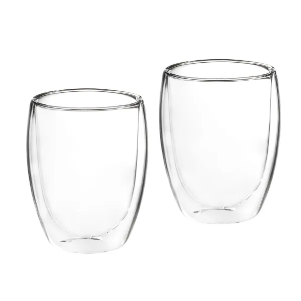 Haushalt international Dvoustěnné sklenice Latte Macchiato, 350 ml, 2 ks