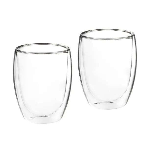 Haushalt international Dvoustěnné sklenice Latte Macchiato, 350 ml, 2 ks
