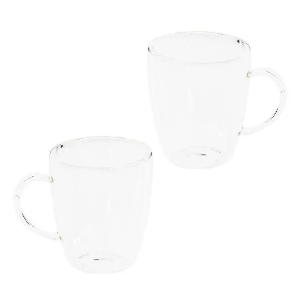 Haushalt international Dvoustěnná sklenice Cappuccino, 270 ml, 2 ks