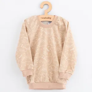Detské bavlnené pyžamko New Baby beige dino 128/134