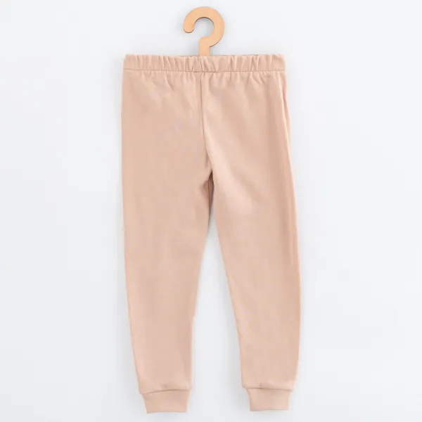 Detské bavlnené pyžamko New Baby beige dino 128/134