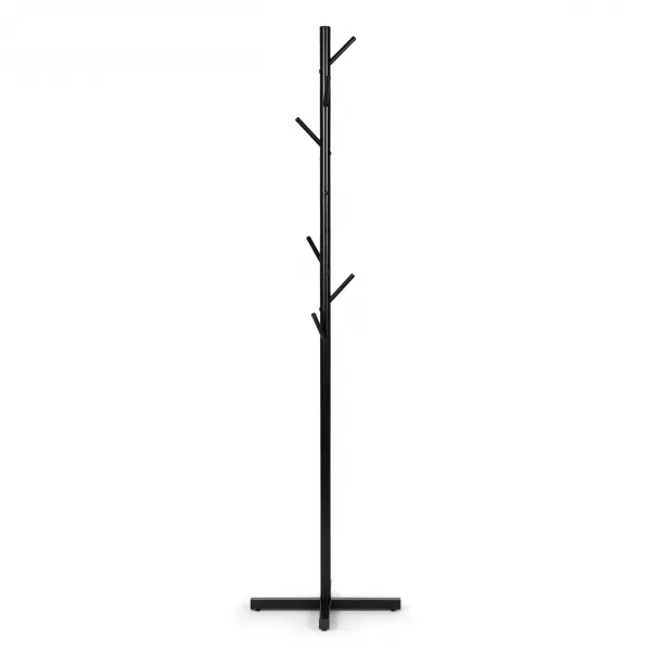 Stojanový kovový vešiak so 7 háčikmi, 177 cm,