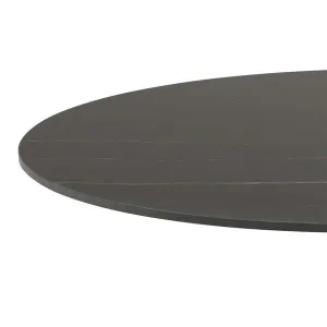 Actona Kulatý jídelní stůl MALTA 90 cm  černý
