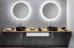 SAPHO - VISO guľaté zrkadlo s LED osvetlením, ø 70cm VS070