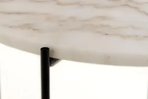 Actona Odkládací stolek Avila III bílý mramor
