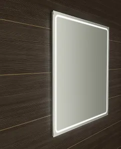 SAPHO - Zrkadlo GEMINI s LED osvetlením 900x900 GM092