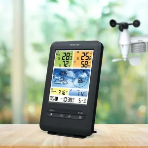 SENCOR SWS 9898 meteostanica s bezdrôtovým snímačom 5v1