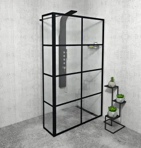 GELCO - CURE BLACK sprchová zástena 1400 číre sklo CB140