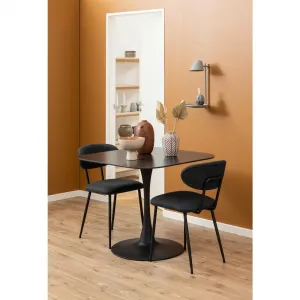 Actona Jídelní stůl MALTA 90 cm  černý