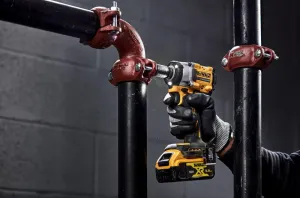 DeWALT DCF922N – AKU bezuhlíkový rázový uťahovač 18V, 406Nm, 1/2″ s poistnou guličkou, bez AKU a nabíjačky