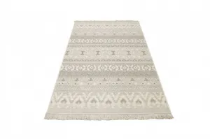 Koberec Tempo Natural-F Poncho Etno svetlosivý