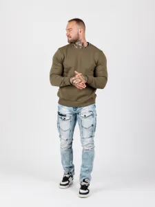 Pánska mikina CIPO & BAXX CL558 KHAKI Farba: Khaki, Konfekčná veľkosť: M