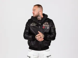 Pánska bunda CIPO & BAXX CM215 BLACK Farba: Čierna, Konfekčná veľkosť: L