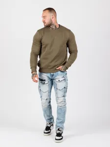 Pánska mikina CIPO & BAXX CL558 KHAKI Farba: Khaki, Konfekčná veľkosť: M