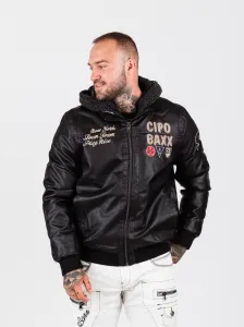 Pánska bunda CIPO & BAXX CM215 BLACK Farba: Čierna, Konfekčná veľkosť: L