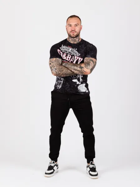 Pánske tepláky CIPO & BAXX CR157 BLACK Farba: Čierna, Konfekčná veľkosť: L