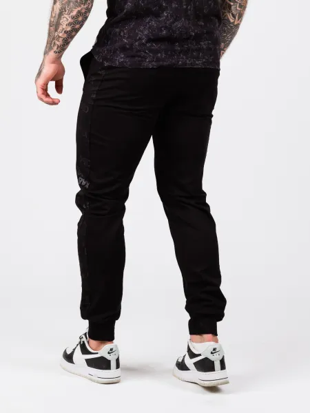 Pánske tepláky CIPO & BAXX CR157 BLACK Farba: Čierna, Konfekčná veľkosť: L