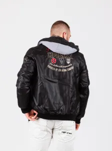 Pánska bunda CIPO & BAXX CM215 BLACK Farba: Čierna, Konfekčná veľkosť: L