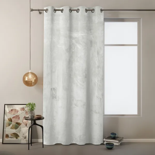 ArtFlhf Tieniaci záves VELVET Eyelets K | 140 x 245 cm Farba: Biela