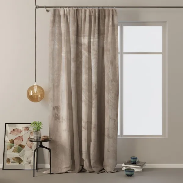 ArtFlhf Tieniaci záves VELVET PLEAT  P | 140 x 270 cm Farba: Silver