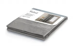 ArtFlhf Tieniaci záves VELVET PLEAT  P | 140 x 270 cm Farba: Silver