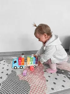 Detský koberec Bambi mraky ružový