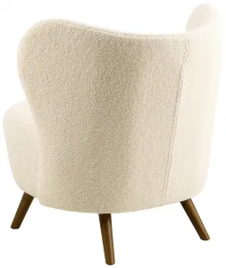Actona Designové lounge křeslo Crosby krémové