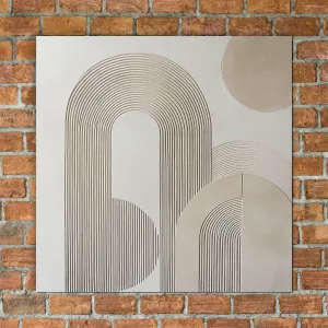 Štrukturovaný obraz z dreva - Oblúk