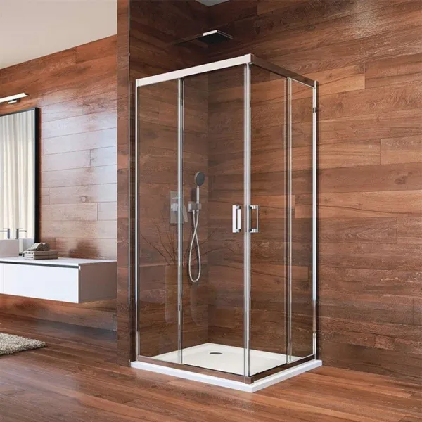MEREO - Sprchovací kút, LIMA, štvorec, 110 cm, chróm  ALU, sklo Číre CK608A53K