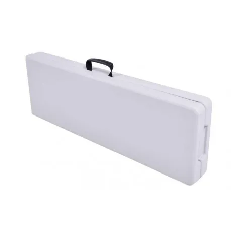 Skladacia lavica pre stravovanie 180 cm biela