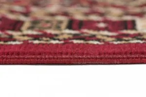 DECOREUM Koberec J930A EUFRAT červená Rozmery (v): 80x150