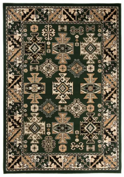 DECOREUM Koberec EUFRAT C645A zelený Rozmery: 80x150
