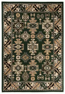 DECOREUM Koberec EUFRAT C645A zelený Rozmery: 80x150