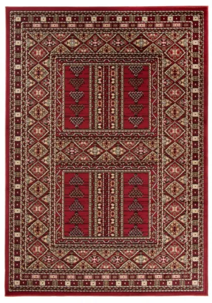 DECOREUM Koberec J930A EUFRAT červená Rozmery (v): 80x150