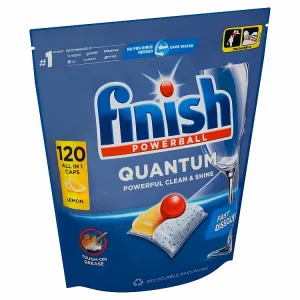Finish Powerball Quantum All in 1 Lemon kapsuly do umývačky riadu 120 ks 1,248 kg