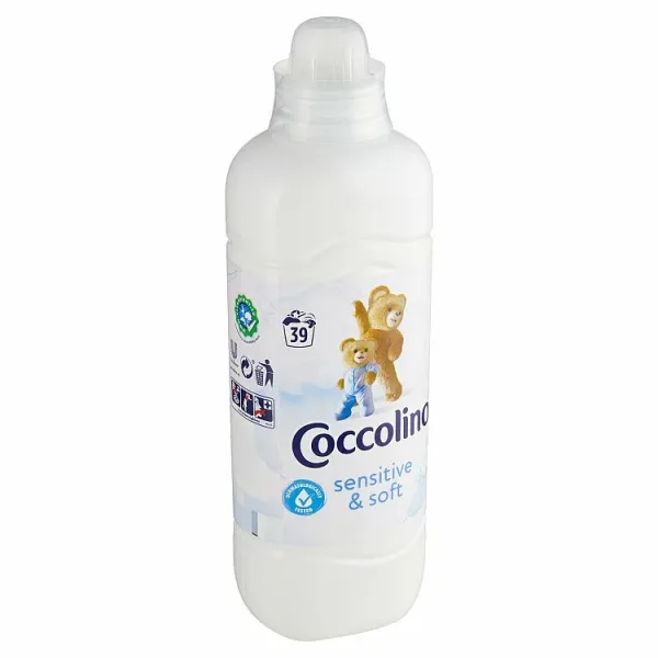 Coccolino Sensitive & Soft koncentrovaný avivážny prípravok 39 praní 975 ml