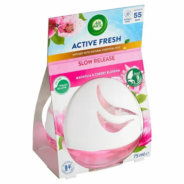 Air Wick Active Fresh Decosphere magnólia a kvety čerešní 75 ml 1ks