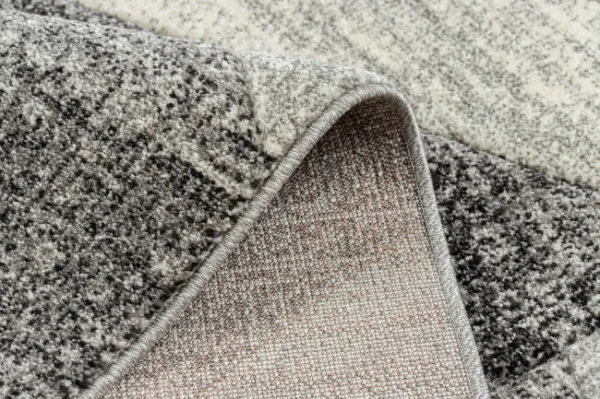 Koberec FEEL 5673/16811 HERRINGBONE čierny / sivý / krémový