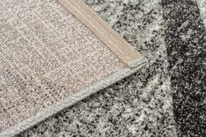Koberec FEEL 5673/16811 HERRINGBONE čierny / sivý / krémový