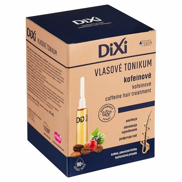 Dixi Kofeínové vlasové tonikum v ampulkách 7 x 10 ml