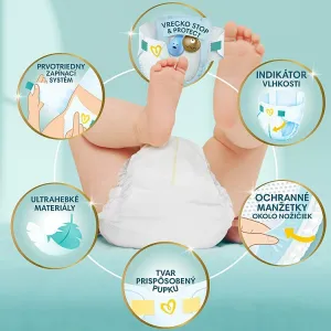 Pampers Premium Care, Veľkosť 2, Plienky 88 ks, 4kg-8kg