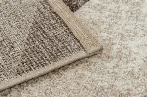 Koberec FEEL 5673/15055 HERRINGBONE béžový / hnedý / krémový