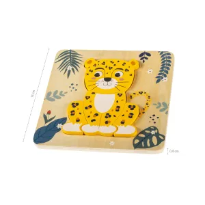 Zopa detské drevené puzzle Zebra