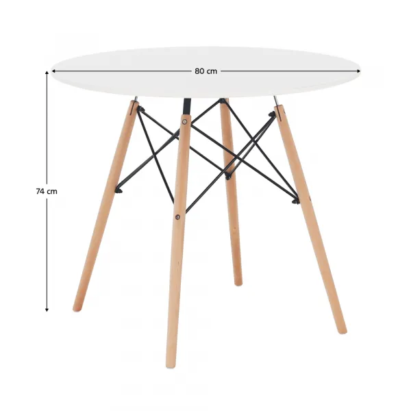 Jedálenský stôl GAMIN NEW Tempo Kondela 80 cm