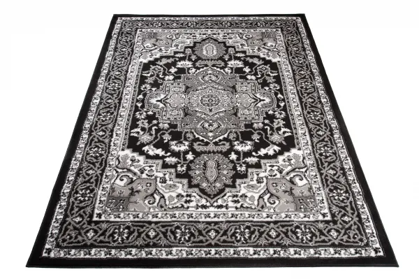 DECOREUM Koberec EUFRAT  čierny Rozmery (v): 80x150