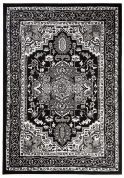 DECOREUM Koberec EUFRAT  čierny Rozmery (v): 80x150