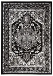 DECOREUM Koberec EUFRAT  čierny Rozmery (v): 80x150