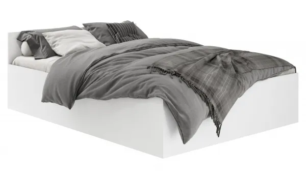 Ak furniture Posteľ CLP 100x200 cm s roštom biela